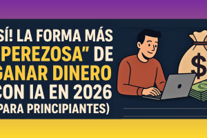 forma de ganar dinero con ia en 2026